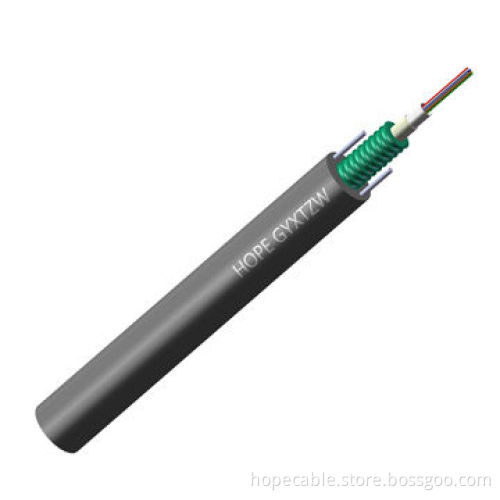 2-12 Cores Single-/Multi-mode SM G652D GYXTZW Fiber-optic Cable